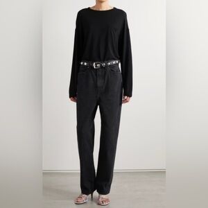 Khaite Martin black jeans NWT